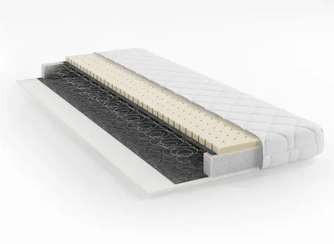 FLOW 70x190 średnio twardy 13 cm sprężynowy z lateksem materac Lano Meble