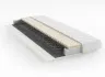 FLOW 90x190 średnio twardy 13 cm sprężynowy z lateksem materac Lano Meble