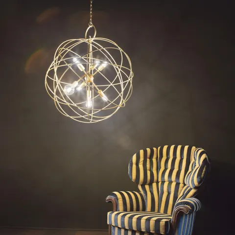 Lampa wisząca KONSE SP6 złota 156026 Ideal lux