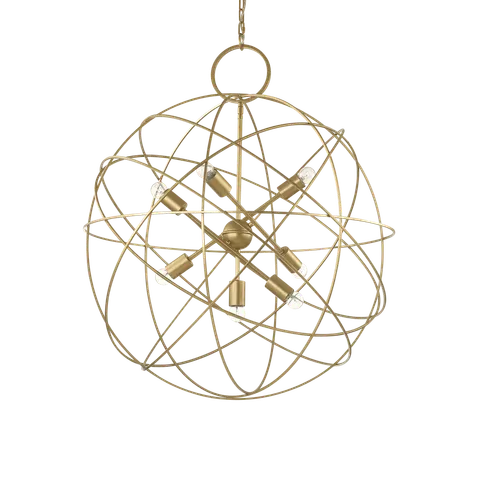 Lampa wisząca KONSE SP7 złota 156033 Ideal lux
