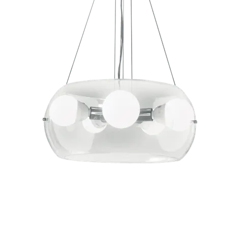 Lampa wisząca AUDI-10 SP5 TRASPARENTE transparentna 016863 Ideal lux