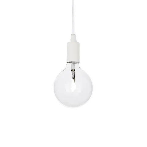 Lampa wisząca EDISON SP1 BIANCO biała 113302 Ideal lux