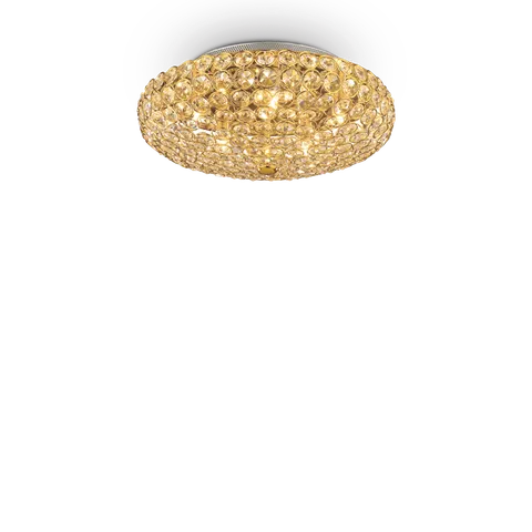 Lampa sufitowa KING PL5 złota 073187 Ideal lux