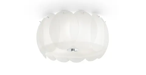Plafon OVALINO PL5 biały 093963 Ideal lux