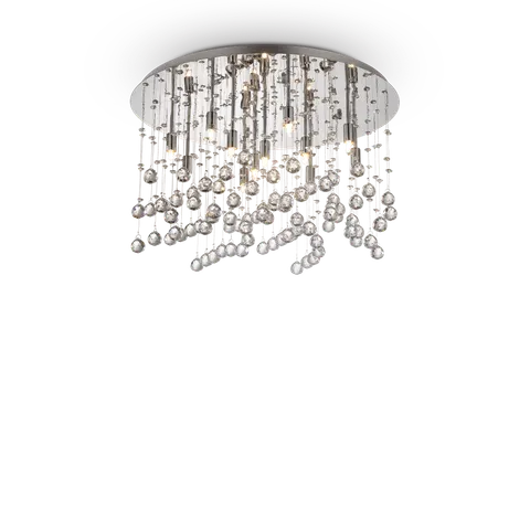 Lampa sufitowa MOONLIGHT PL12 chrom 077802 Ideal lux