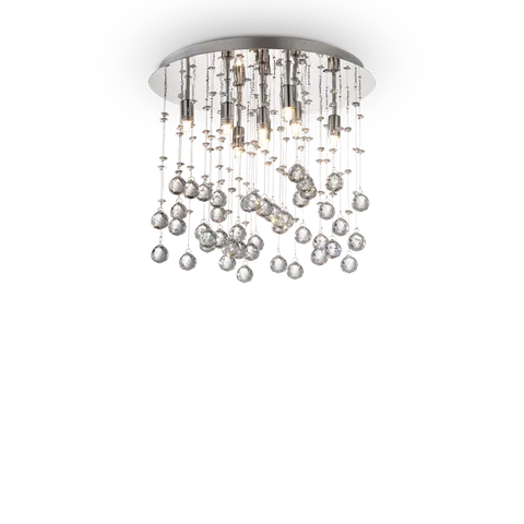 Lampa sufitowa MOONLIGHT PL8 chrom 077796 Ideal lux