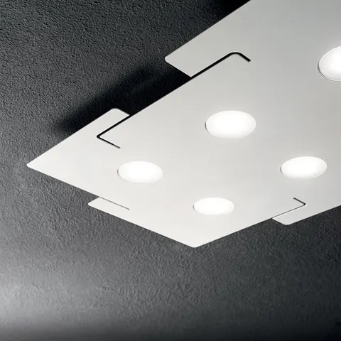 Plafon TOTEM PL6 biały 215785 Ideal lux