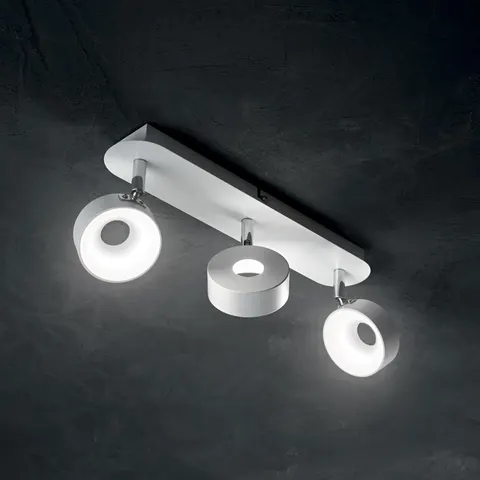 Lampa sufitowa spot OBY PL3 biała 196701 Ideal lux
