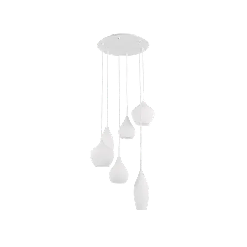 Lampa wisząca SOFT SP6 BIANCO biała 087818 Ideal lux