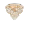 Lampa sufitowa DUBAI PL24 złoty 243498 Ideal lux