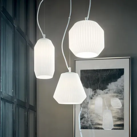 Lampa wisząca ORIGAMI SP3 biała 198095 Ideal lux