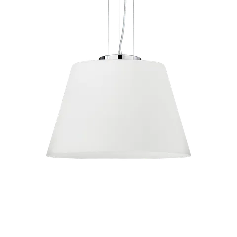 Lampa wisząca CYLINDER SP1 D40 biała 025438 Ideal lux