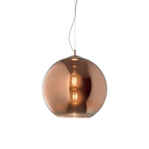 Lampa wisząca NEMO SP1 D30 RAME miedziana 111902 Ideal lux