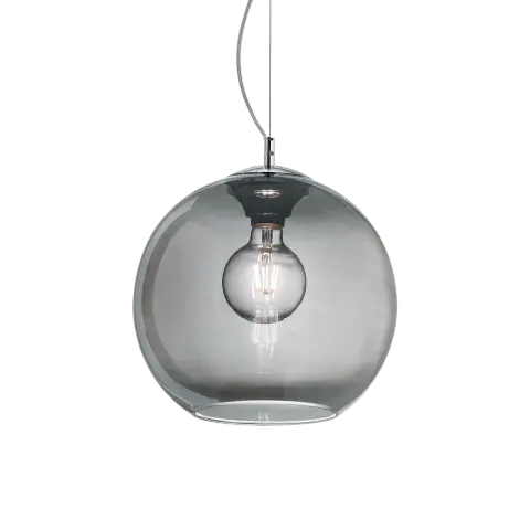 Lampa wisząca NEMO SP1 D40 FUME' przydymione szkło 094229 Ideal lux