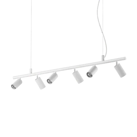 Lampa wisząca DYNAMITE SP6 BIANCO biała 231433 Ideal lux