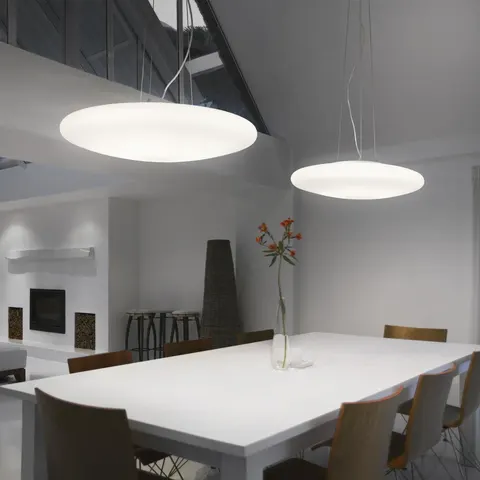 Lampa wisząca SMARTIES SP3 D40 BIANCO biała 032016 Ideal lux