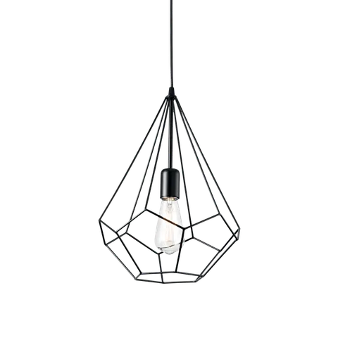 Lampa wisząca AMPOLLA-3 SP1 NERO czarna 148175 Ideal lux
