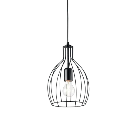Lampa wisząca AMPOLLA-2 SP1 NERO czarna 148151 Ideal lux