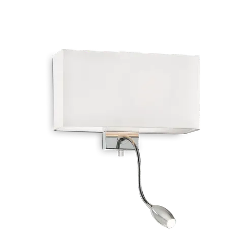 Kinkiet HOTEL AP2 BIANCO biały 035949 Ideal lux