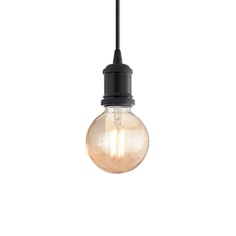 Lampa wisząca FRIDA SP1 NERO czarna 139425 Ideal lux