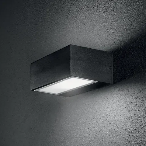 Kinkiet TWIN AP1 BIG NERO czarny 115375 Ideal lux