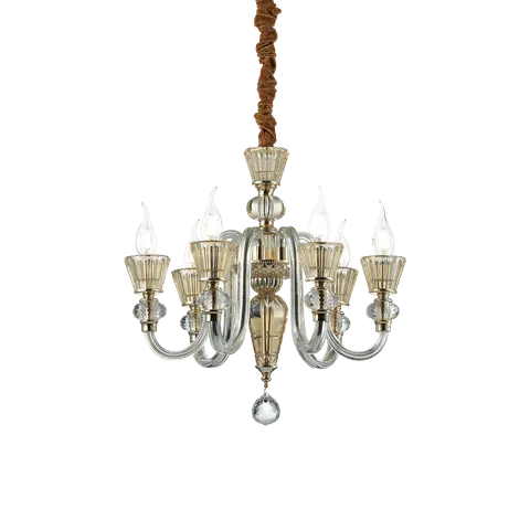 Lampa wisząca STRAUSS SP6 złota 140605 Ideal lux
