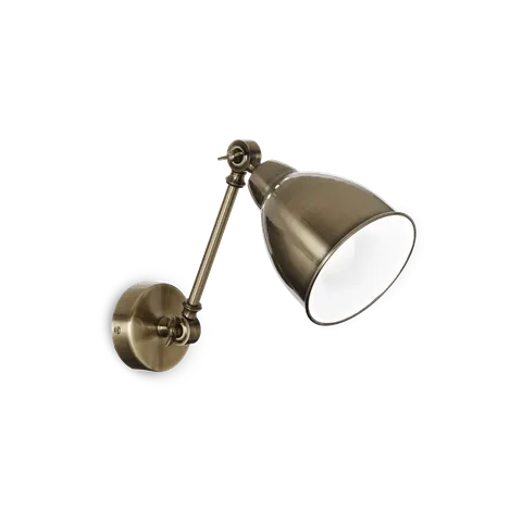Kinkiet NEWTON AP1 BRUNITO antyczny mosiądz 027876 Ideal lux