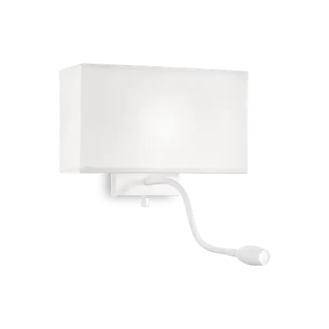 Kinkiet HOTEL AP2 ALL WHITE biała 215693 Ideal lux