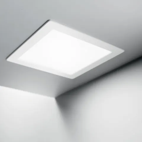 Lampa wpuszczana GROOVE 20W SQUARE 3000K biały 124001 Ideal lux
