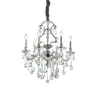 Lampa wisząca GIOCONDA SP6 ARGENTO srebrna 044927 Ideal lux