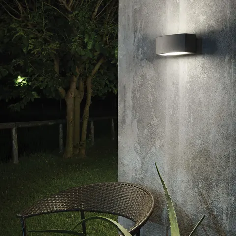 Kinkiet zewnętrzny IP55 ANDROMEDA AP1 NERO czarny 061597 Ideal lux