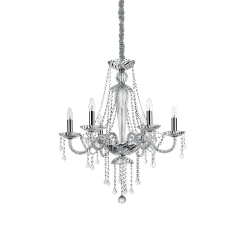 Lampa wisząca AMADEUS SP6 transparentna 168753 Ideal lux