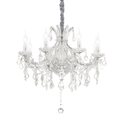 Lampa wisząca NAPOLEON SP8 CROMO chrom 167244 Ideal lux
