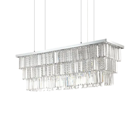 Lampa wisząca MARTINEZ SP8CROMO chrom 166360 Ideal lux