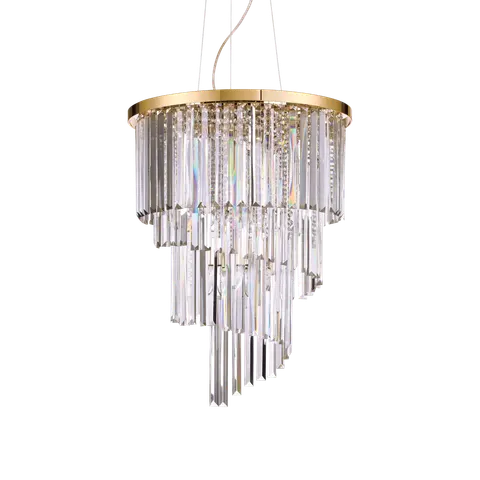 Lampa wisząca CARLTON SP12 ORO złota 213521 Ideal lux