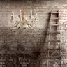 Lampa wisząca FIRENZE SP8 BIANCO ANTICO antycza biel 012872 Ideal lux