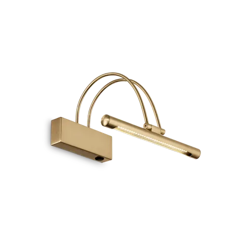 Kinkiet BOW AP D26 OTTONE SATINATO satynowy mosiądz 121154 Ideal lux