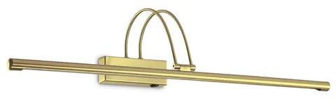 Kinkiet BOW AP D76 OTTONE SATINATO satynowy mosiądz 121130 Ideal lux