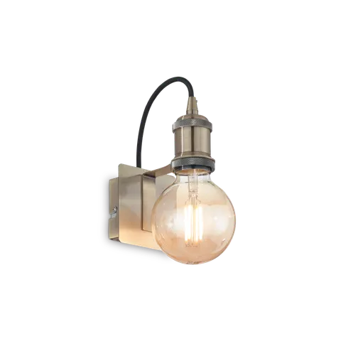 Kinkiet FRIDA AP1 BRUNITO mosiądz 163321 Ideal lux