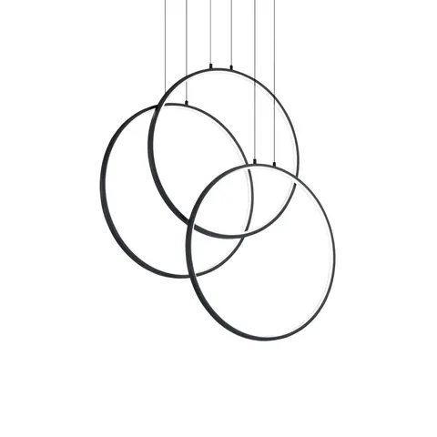 Lampa wisząca FRAME SP CERCHIO NERO 269337 Ideal lux