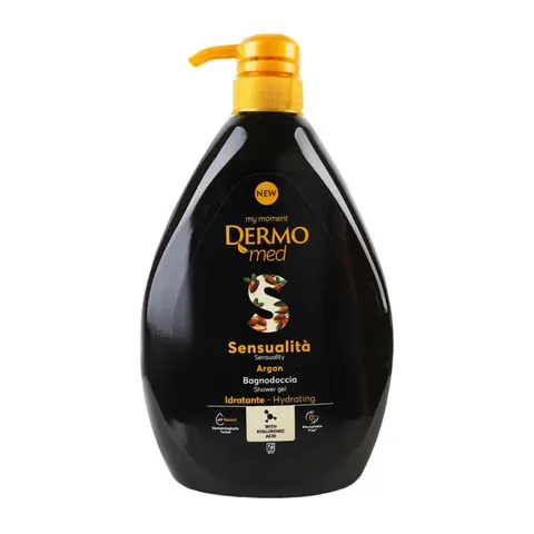 DERMOMED Żel pod prysznic ARGAN, 1000 ml z pompką