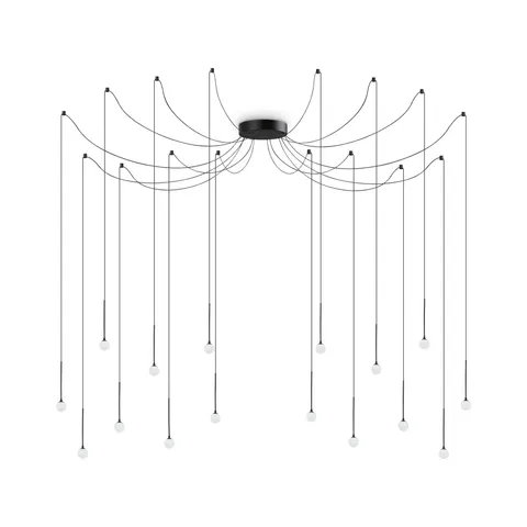 Lampa wisząca LUCCIOLA Czarny 284002 Ideal lux