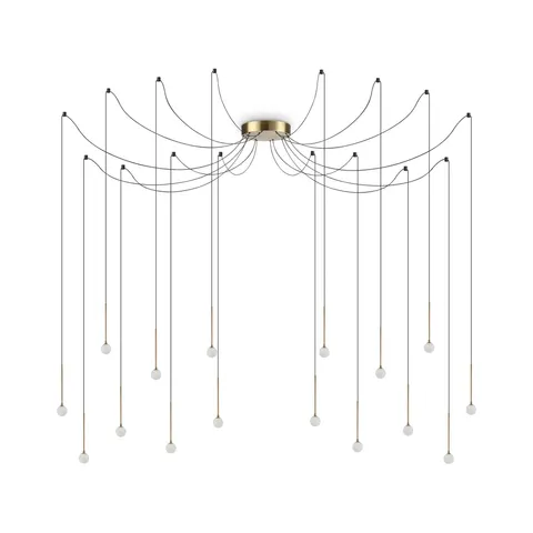 Lampa wisząca LUCCIOLA Mosiądz 284019 Ideal lux