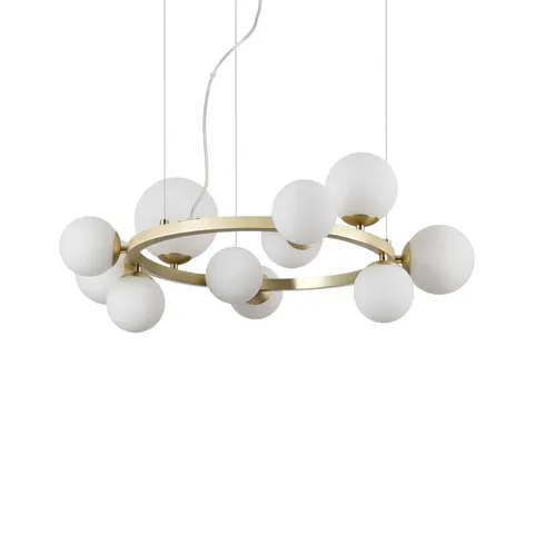 Lampa wisząca PERLAGE Mosiądz 283807 Ideal lux