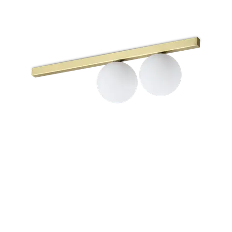 Lampa sufitowa BINOMIO PL2 OTTONE IP20 Mosiądz 328447 Ideal lux