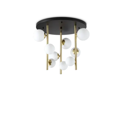 Lampa sufitowa PERLAGE PL9 BIANCO IP20 Biały 328423 Ideal lux