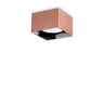 Lampa sufitowa SPIKE PL1 SQUARE RAME IP20 Miedź 328812 Ideal lux