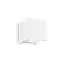 Kinkiet elewacyjny zewnętrzny ATOM AP D10 BIANCO 3000K IP54 Biały 313436 Ideal lux