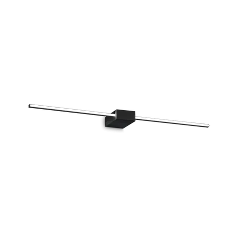 Kinkiet lampa ścienna THEO AP D075 NERO 3000K IP20 Czarny 311760 Ideal lux