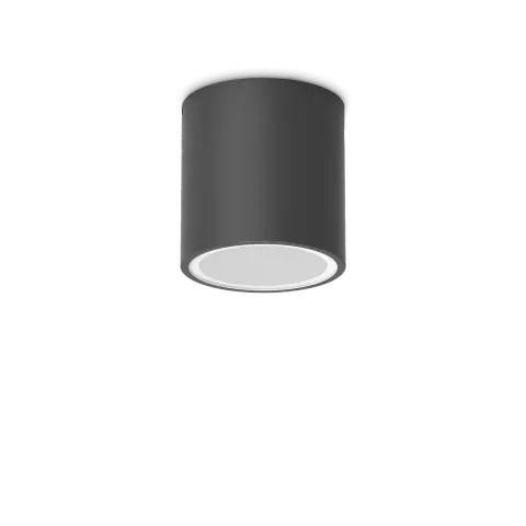 Lampa sufitowa TECHO PL1 ROUND D09 Czarny 318141 Ideal Lux